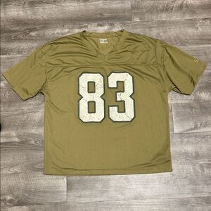 Urban Outfitters Olive Sports Jersey